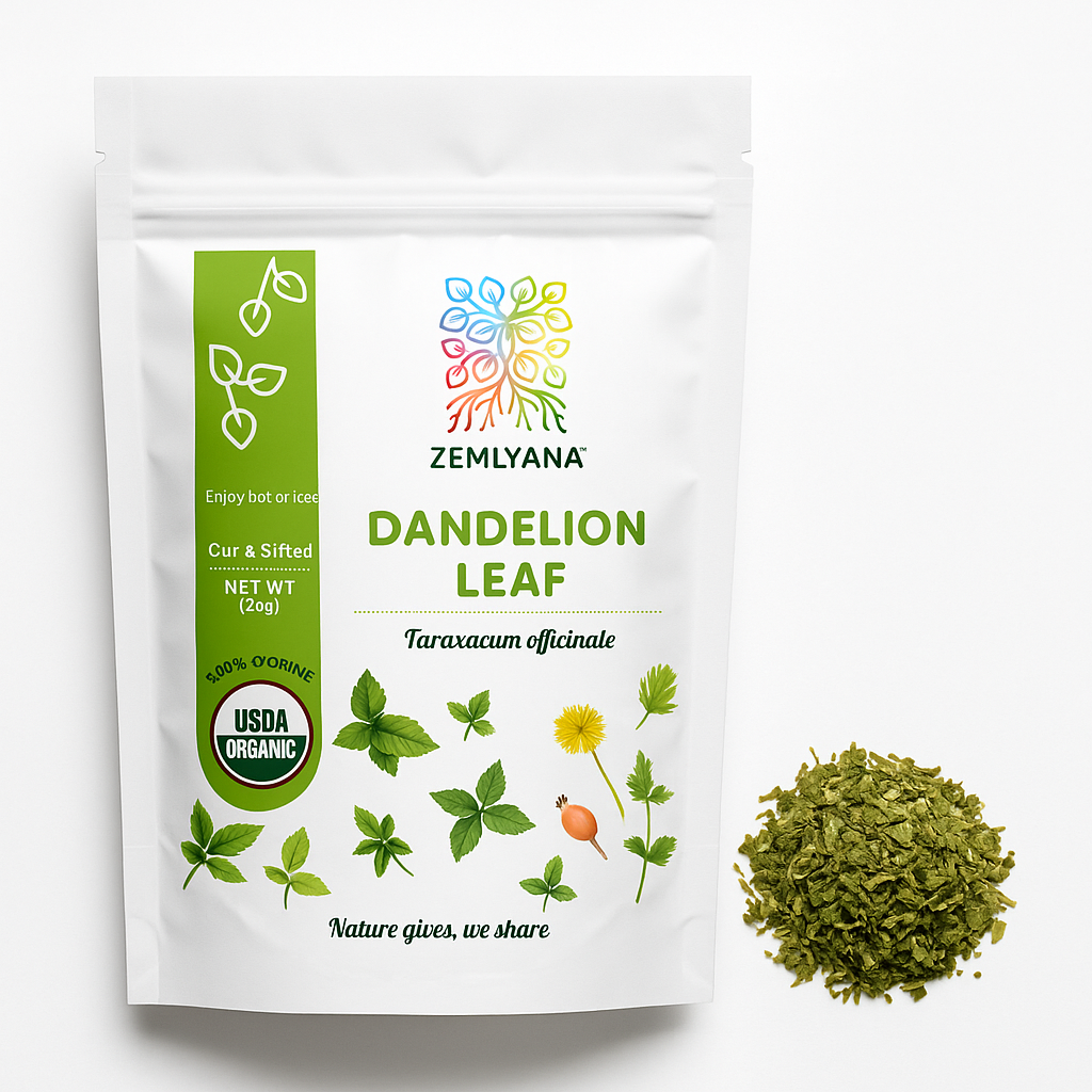 Organic Dandelion Leaf β Loose Herbal Tea