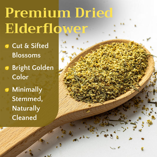 Elderflower Tea | Loose Leaf Herbal Tea | Dried Elder Flowers