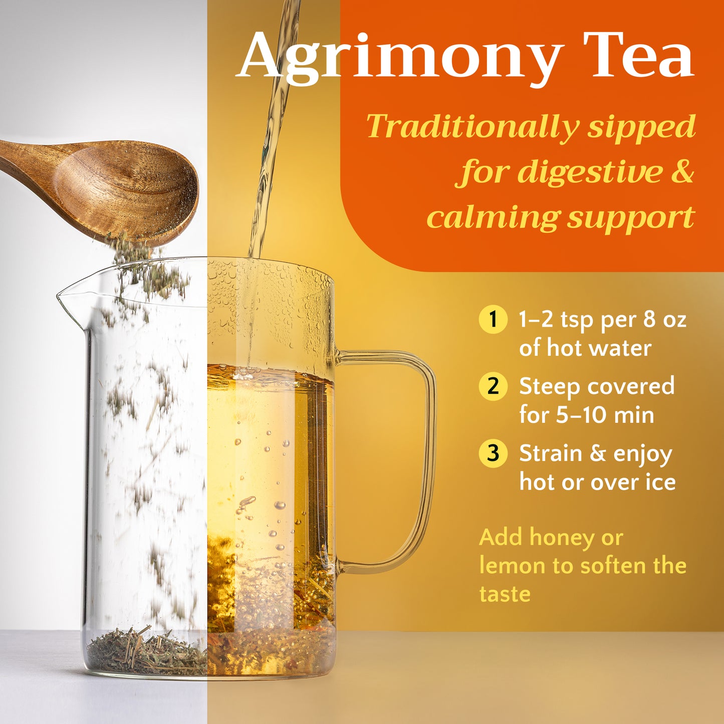 Agrimony Herb | Loose Leaf Herbal Tea | Agrimonia Eupatoria