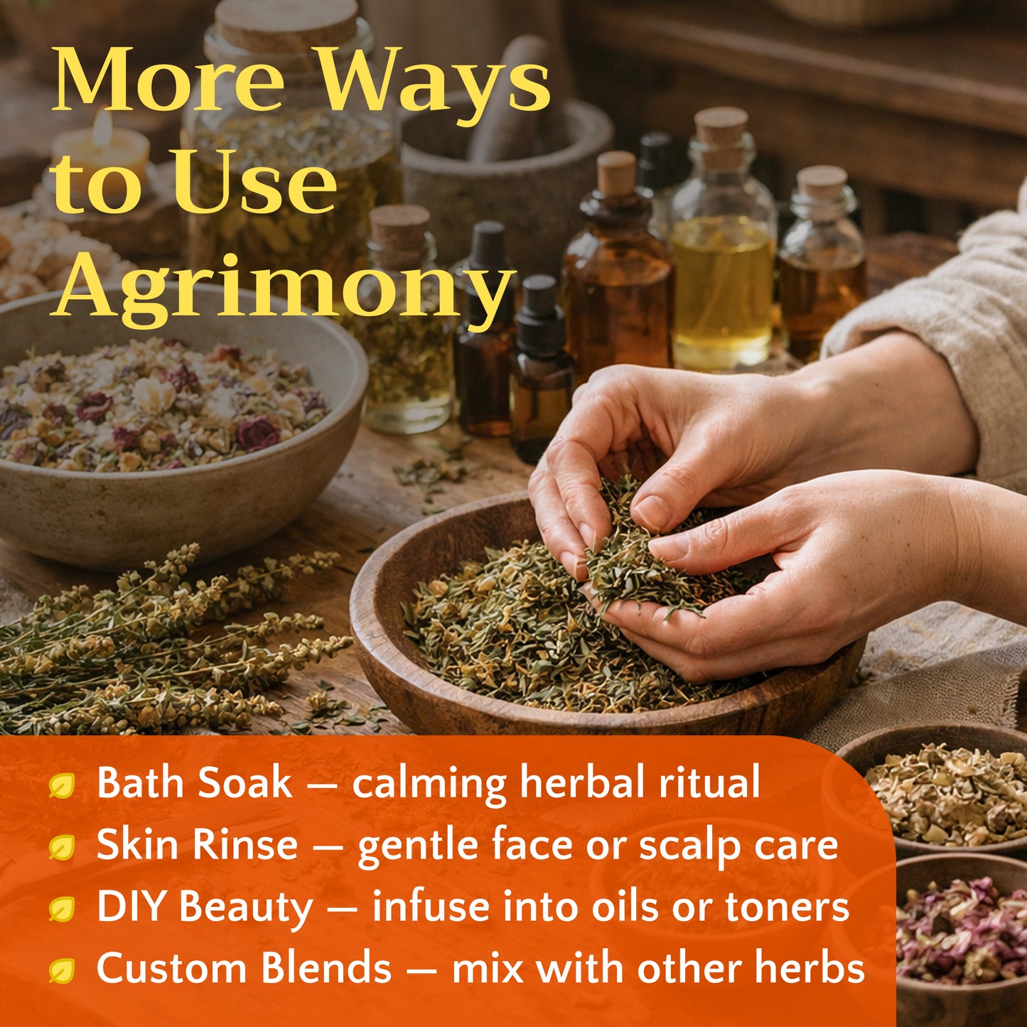 Agrimony Herb | Loose Leaf Herbal Tea | Agrimonia Eupatoria