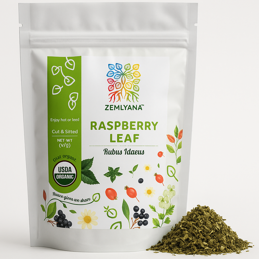Organic Raspberry Leaf – Loose Herbal Tea from Rubus idaeus