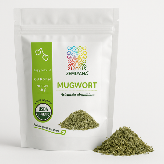 Organic Mugwort – Dried Artemisia Vulgaris Loose Leaf for Tea & Ritual