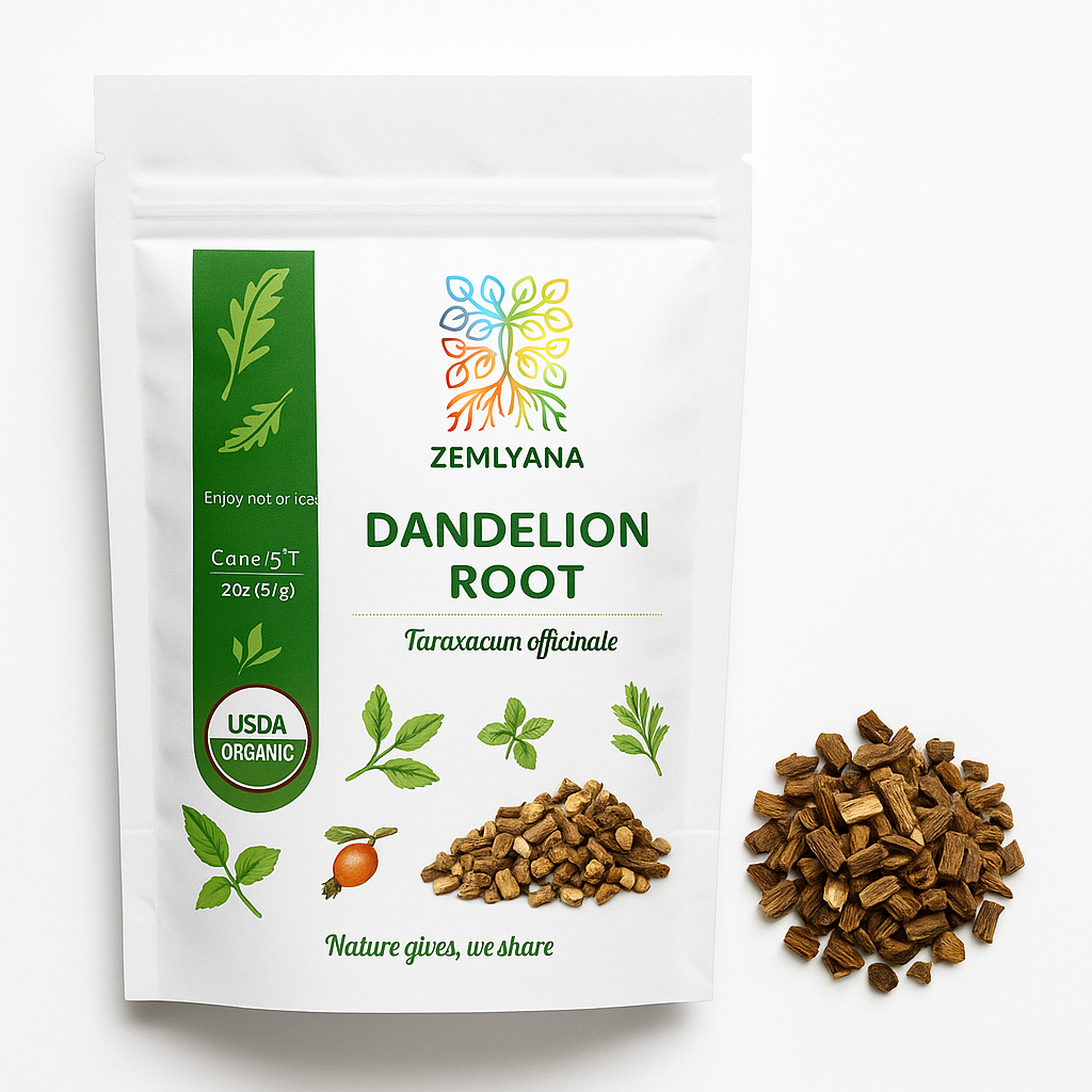 Organic Dandelion Root – Cut & Sifted Herbal Tea