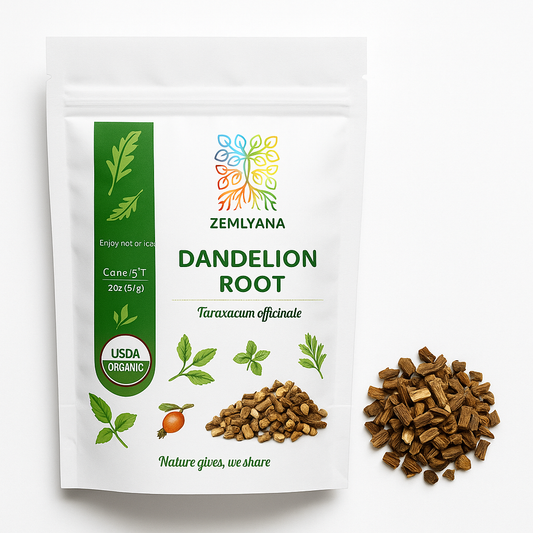Organic Dandelion Root – Cut & Sifted Herbal Tea