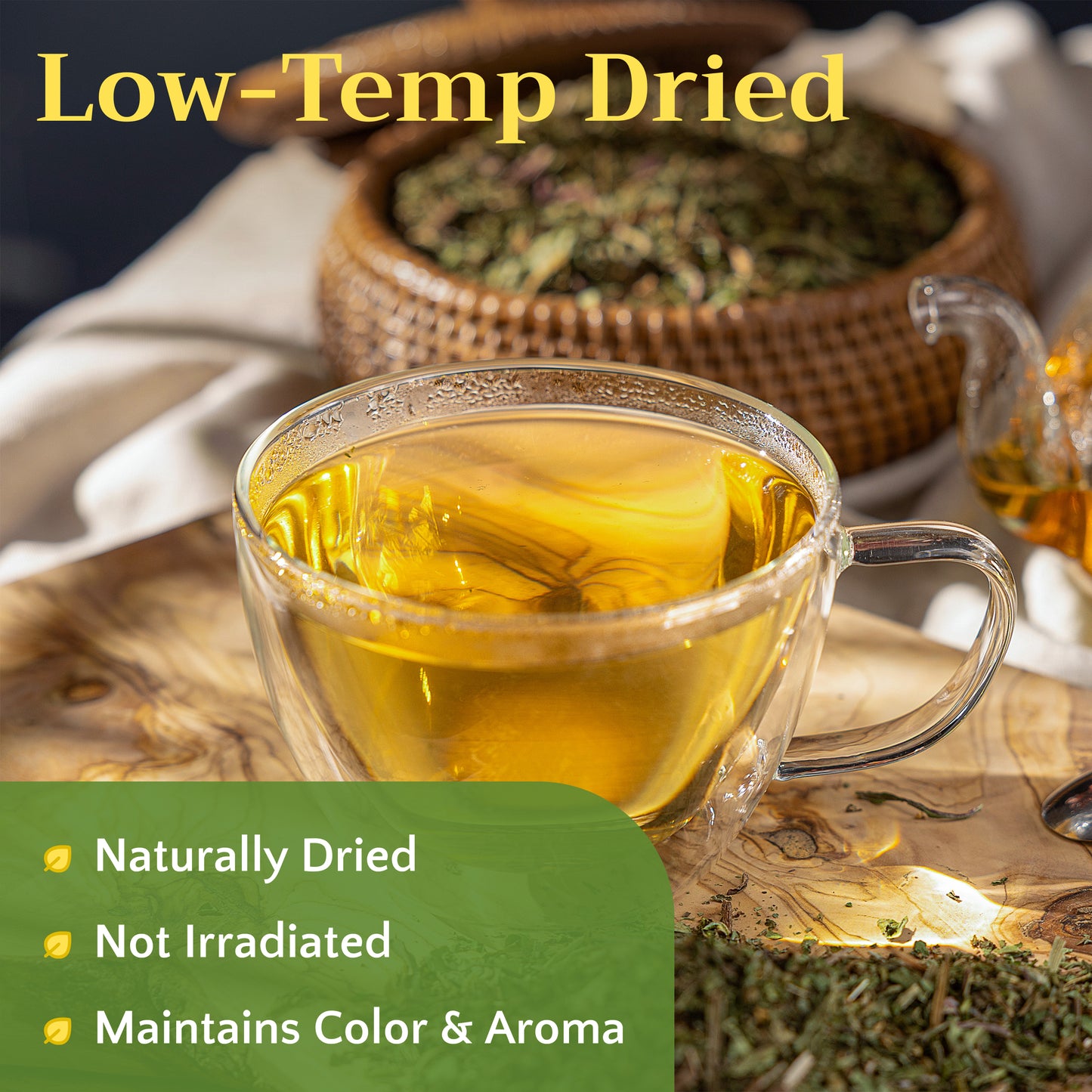 Dandelion Leaf Tea | Loose Leaf Herbal Tea | Taraxacum officinale