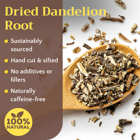 Dandelion Root Tea | Roasted Herbal Coffee Alternative | Taraxacum officinale