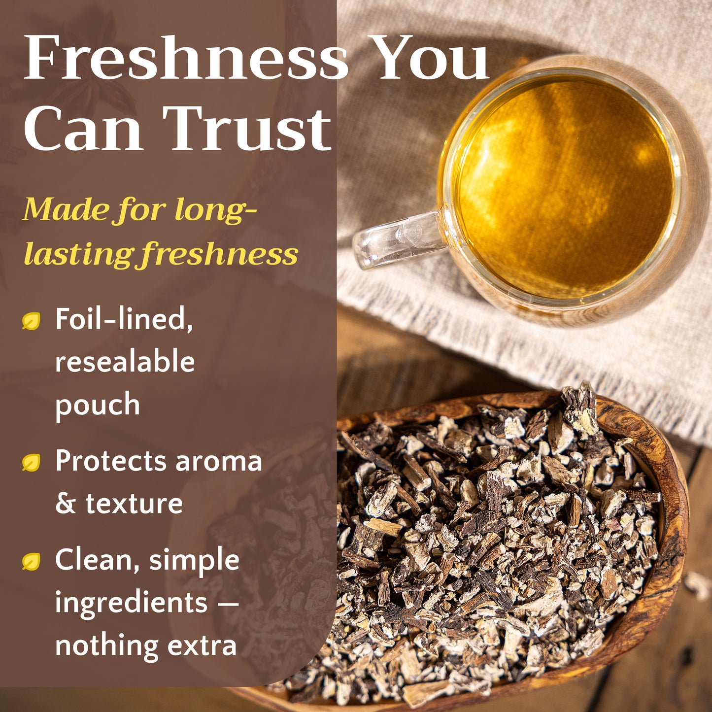 Dandelion Root Tea | Roasted Herbal Coffee Alternative | Taraxacum officinale