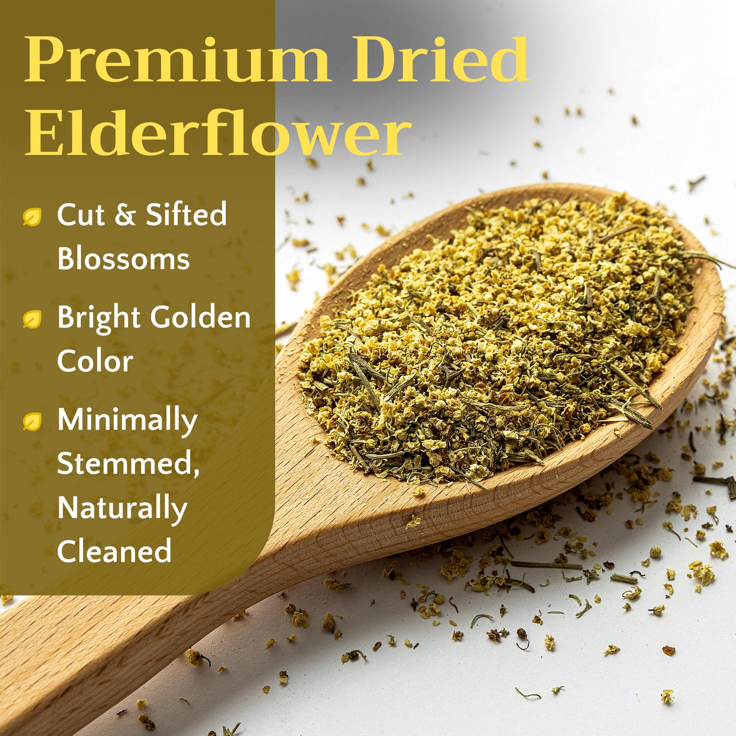 Elderflower Tea | Loose Leaf Herbal Tea | Dried Elder Flowers