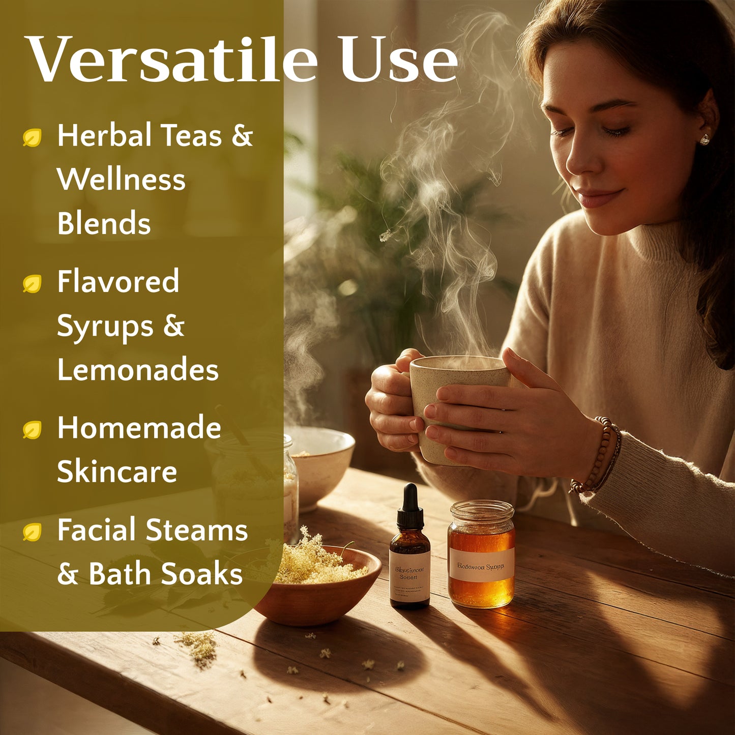 Elderflower Tea | Loose Leaf Herbal Tea | Dried Elder Flowers