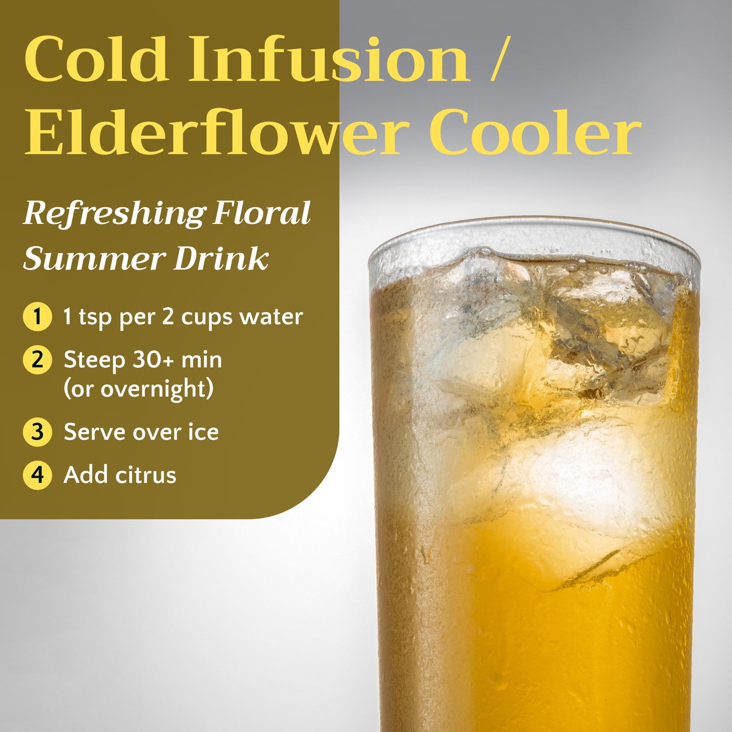 Elderflower Tea | Loose Leaf Herbal Tea | Dried Elder Flowers