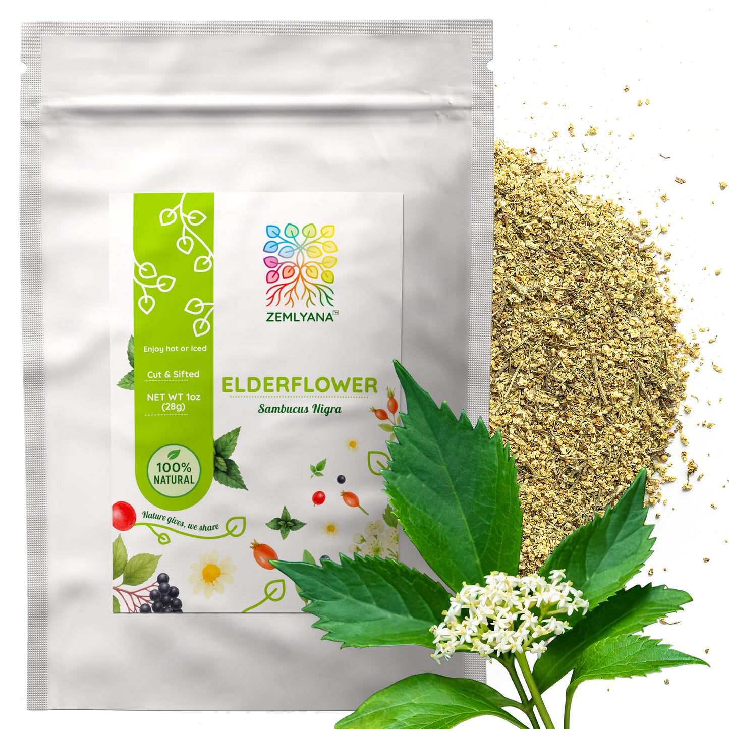Elderflower Tea | Loose Leaf Herbal Tea | Dried Elder Flowers