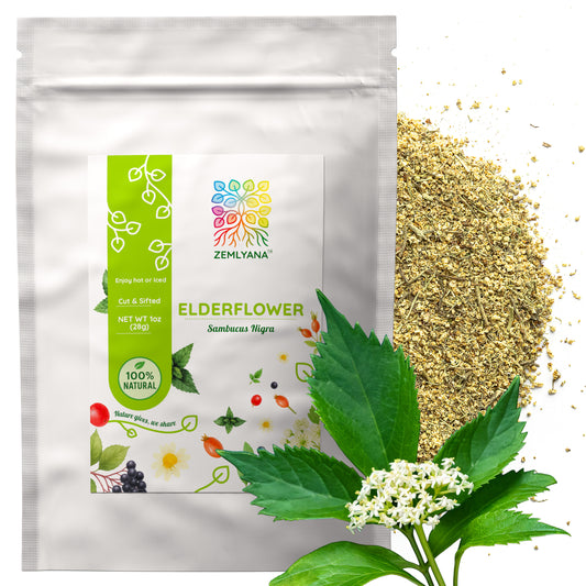 Elderflower Tea | Loose Leaf Herbal Tea | Dried Elder Flowers