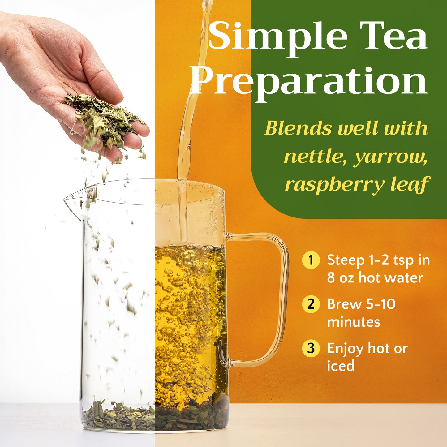 Plantain Leaf Tea | Loose Leaf Herbal Tea | Plantago major