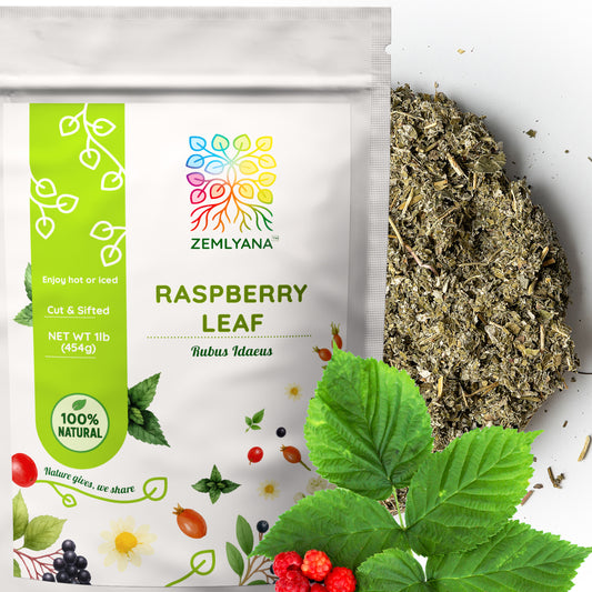 Raspberry Leaf Tea | Loose Leaf Herbal Tea | Rubus idaeus