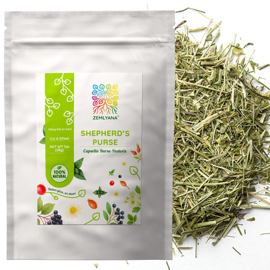 Shepherd's Purse Tea | Loose Leaf Herbal Tea | Capsella bursa-pastoris