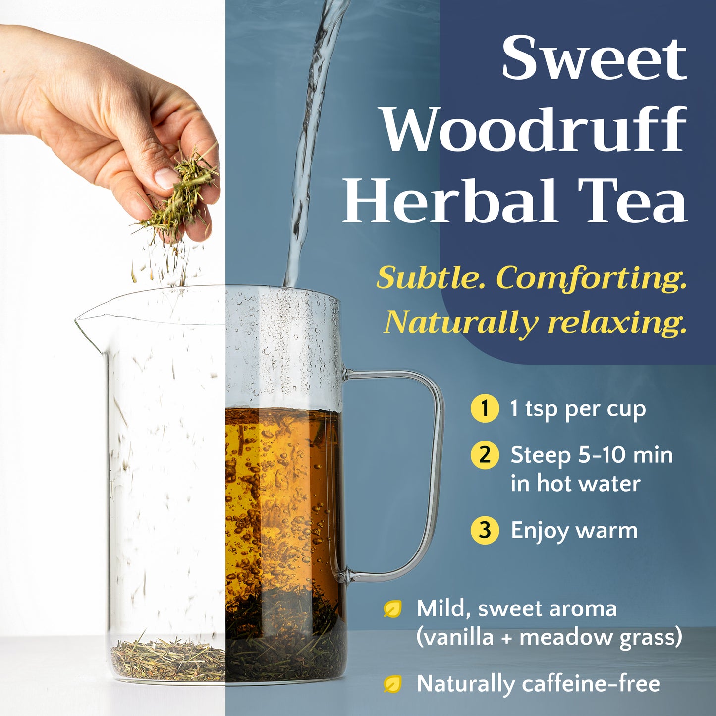 Sweet Woodruff Tea | Loose Leaf Herbal Tea | Galium odoratum