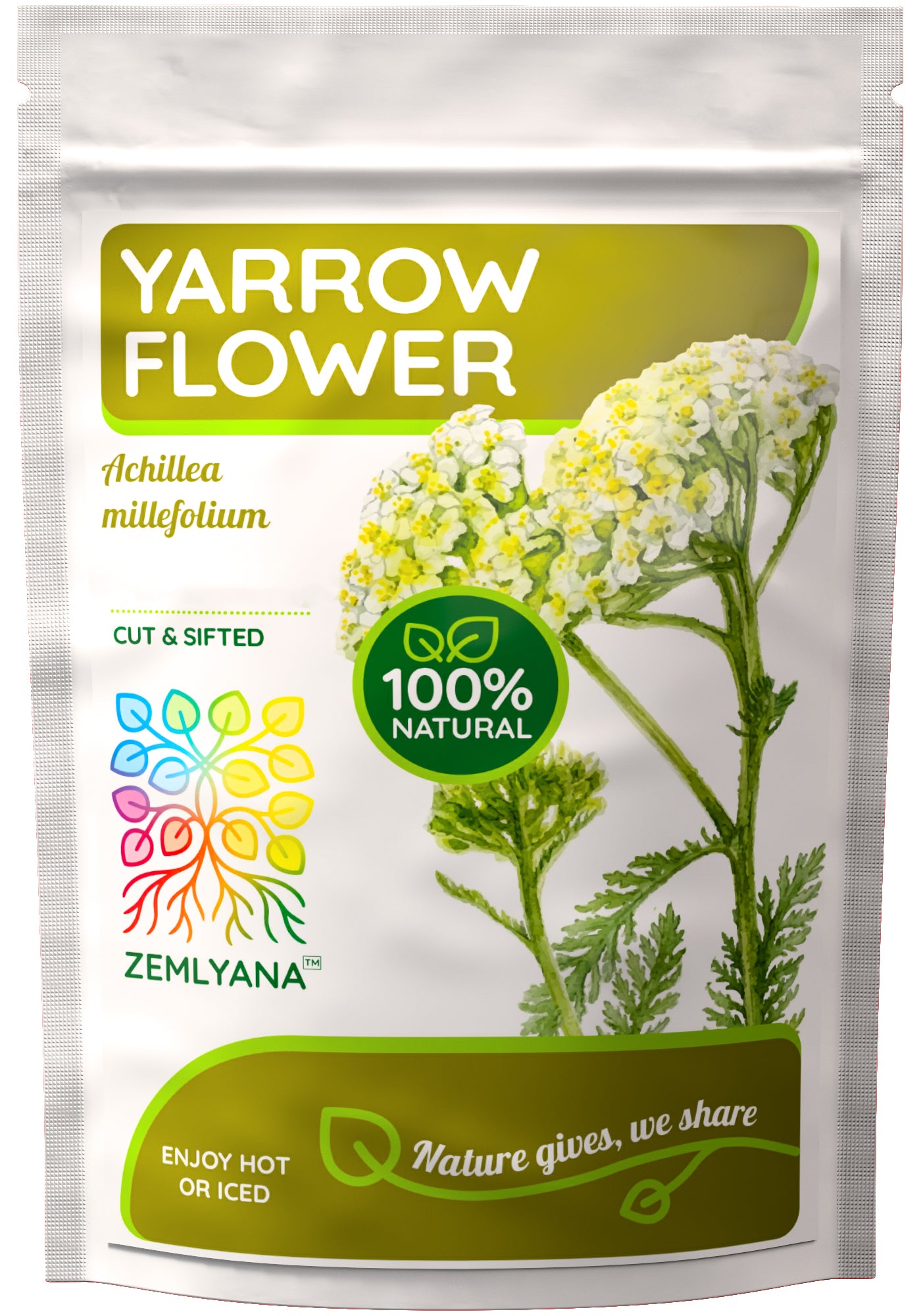Yarrow Flower Tea | Loose Leaf Herbal Tea | Achillea millefolium