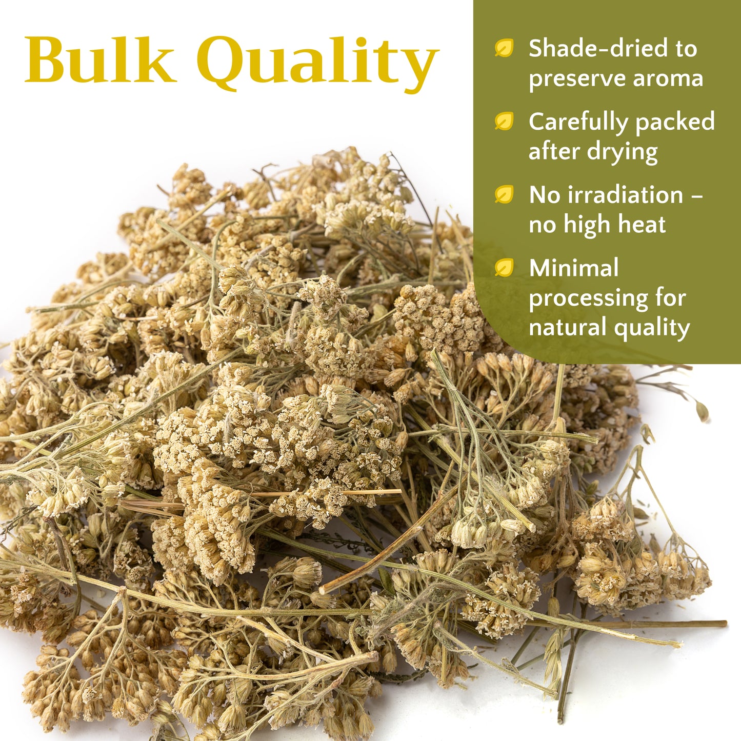 Yarrow Flower Tea | Loose Leaf Herbal Tea | Achillea millefolium Bulk