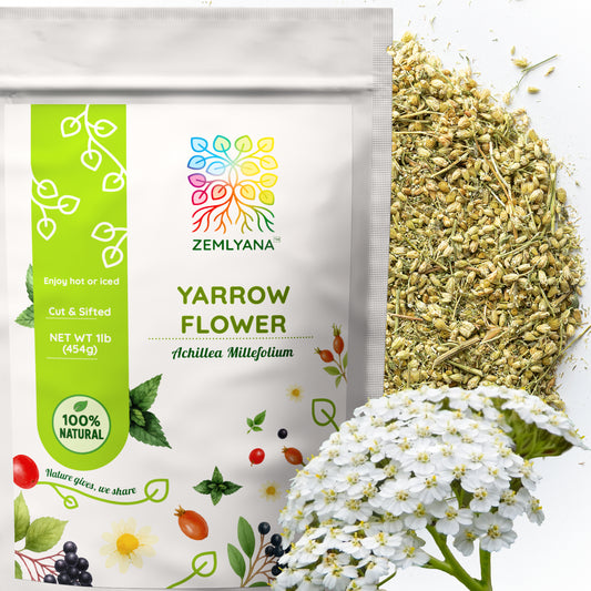 Yarrow Flower Tea | Loose Leaf Herbal Tea | Achillea millefolium