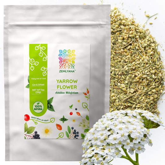 Yarrow Flower Tea | Loose Leaf Herbal Tea | Achillea millefolium